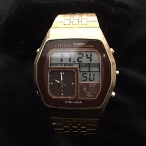 1970s Citizen Chrono Alarm-Chime Digi-Ana Watch